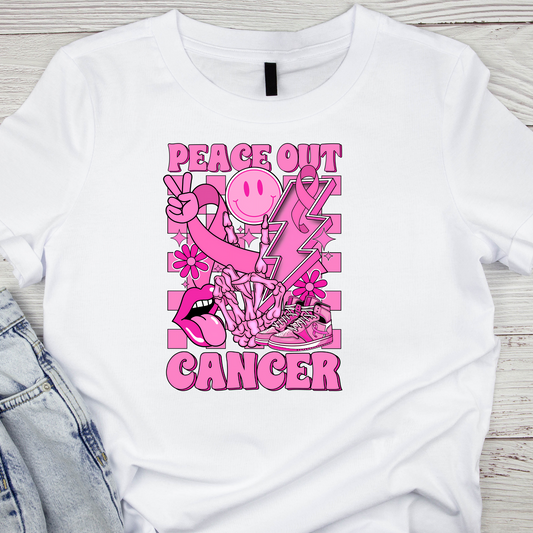 Peace Out Cancer T-shirt