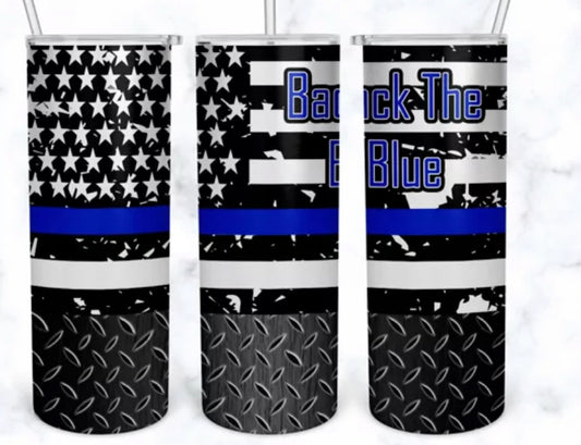 Back the Blue Tumbler