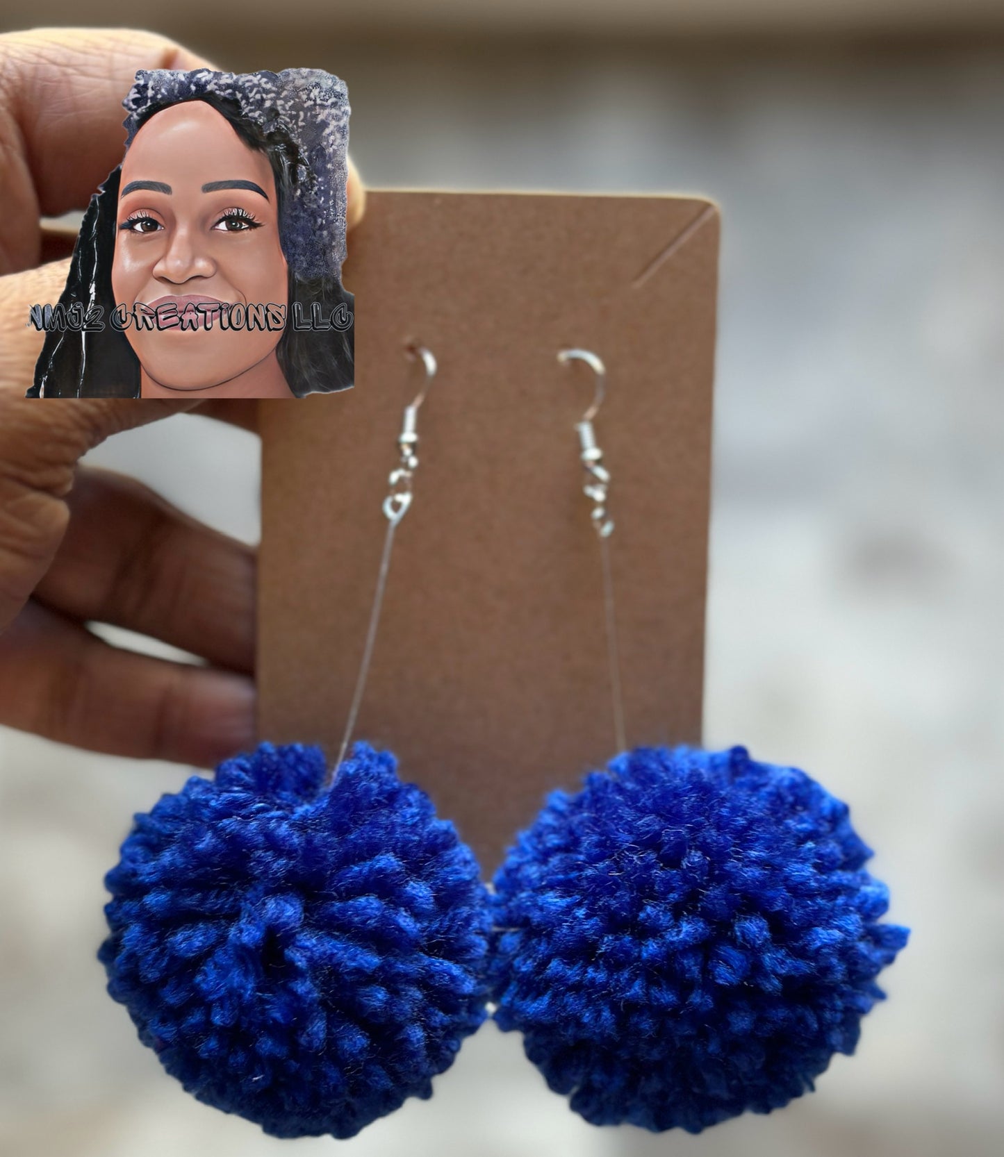 Pom Pom Earrings