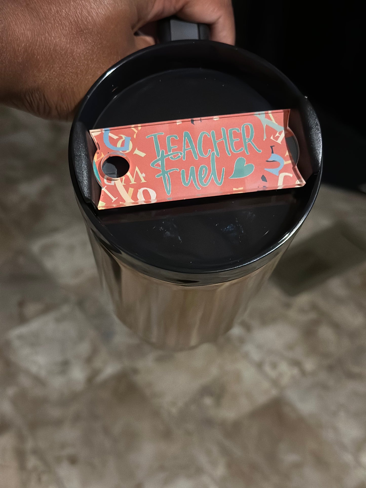 Custom 40 oz tumbler tag