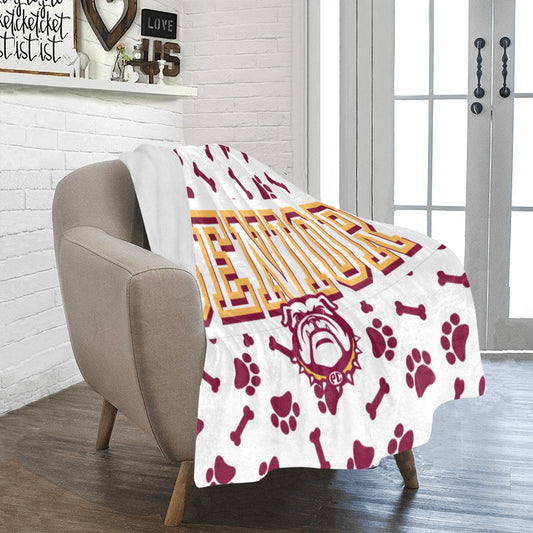 Custom Senior Fleece Throw